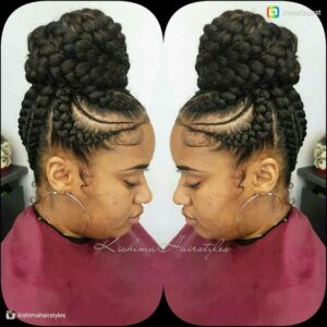 black girl braids