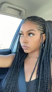 Cornrow braids for black girls