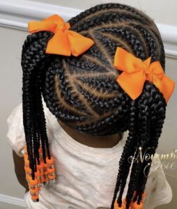 Children's braids black hairstyles 
