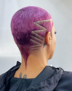 tapered black female fade haircut designs