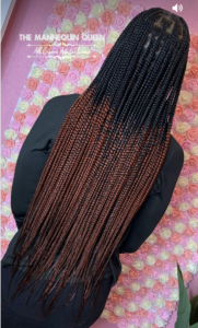 long knotless box braids