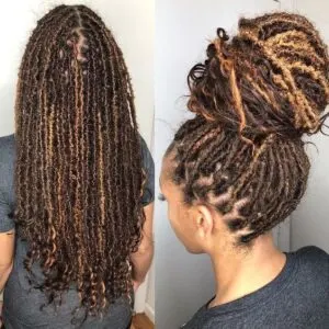 Faux Locs Long Hairstyle