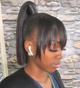Weave Ponytail Style