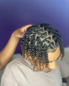 Double Colored Short Length Twists