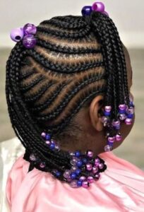 Braids Hairstyle with Beads
