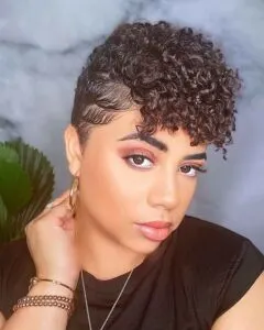 Short Natural Hairstyle For Black Women