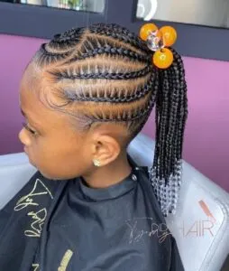 Braids Black Girl Ponytail Hairstyle