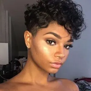 Pixie Cut Wavy Hairstyle