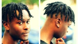 Faded Chunky Two Strand Twists For Men