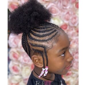 Easy Natural Hair Little Black Girl Braided Hairstyles