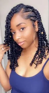 Medium Length Natural Hair Twist Styles