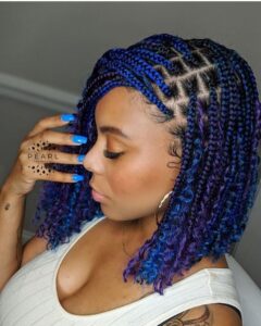 Goddess Braids with Color