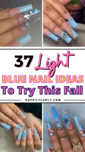 Light blue nail ideas