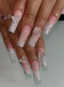sparkly nails