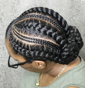  Mini Braid & Petal Bun