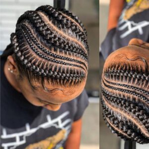 Feeding Cornrows Braids