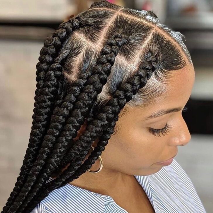 Jumbo Knotless Braids